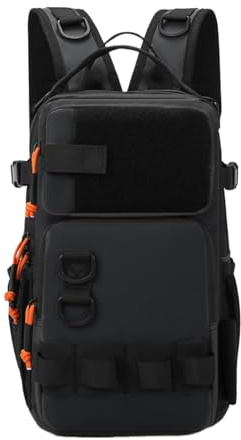 Bolsa De Pescar - Equipo De Pesca,Mochila Impermeable Ligera Y Portátil Para Viajes Caza Camping Senderismo En Agua Salada Y Dulce