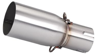 Silenziatore tubi scarico Tubo Di Scarico Modificato Per Moto, Adatto Per Adattatore Da 28-45 Mm, Tubo Di Collegamento Centrale Da 51 Mm, Marmitte Di Scarico Per Moto.