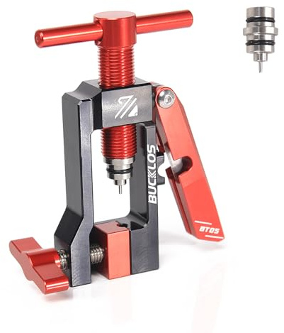 AEYINO Bike Brake Hydraulic Disc Brake Hose Fitting Insert Tool | 2 in 1 Needle Driver Insertion Tool with Mineral Hose Cutting Tools BT05 for BH90/BH59/Avid/MAGURA/Banjo