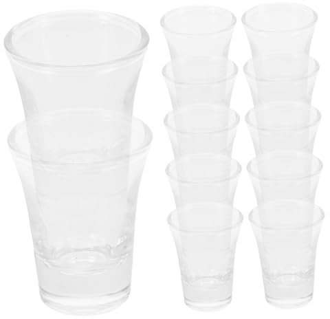 Garneck 24stücke Glas-kelche für Kommunion Sakramentskelche Religiöse Gläser Wiederverwendbare Mini-gläser für Anlässe Kirchen und Spirituosen
