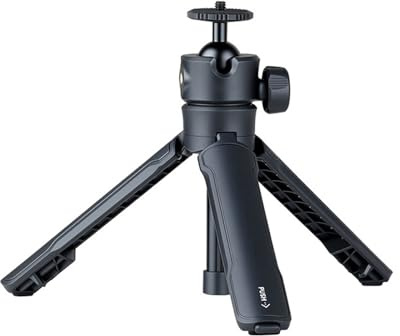 Trípode giratorio para cámara con brazo extensible de 203 mm a 402 mm para cámara de smartphone, accesorio de viaje portátil, trípode extensible para selfie.