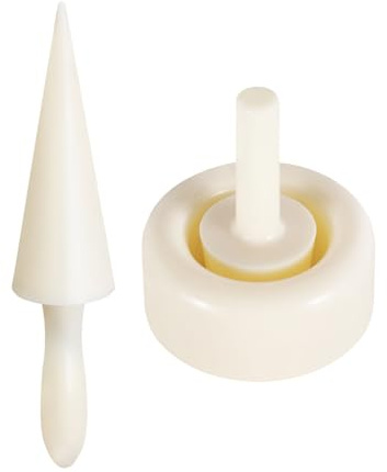 Toyvian Moule à Cornets de Glace en Inox Réutilisable Moule à Cornets d'Œufs DIY pour Dessert Forme Conique pour Crêpes et Omelettes Usage Professionnel et Domestique Facile à