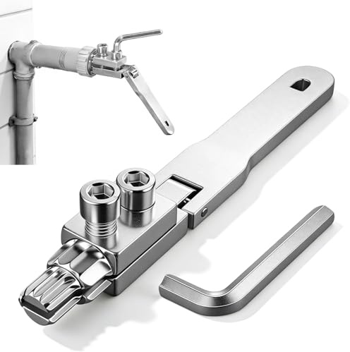 Conjunto 2 Piezas Extractor de Tornillos Tuberías Carbono con Llave | Extractor de Tornillos Rotos Sin Taladrar Desmontaje Fácil para Grifos y Válvulas de Ángulo 1/2 y 3/4 Roscas Rotas