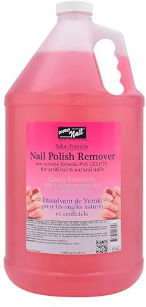 PRONAIL Professional Nail Polish Remover - Industrial-Grade Solvent for The End of Scraping - Effortless, Rapid Removal of The Toughest Gels and Acrylics for Maximizing Client Throughput - 32oz