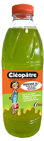Cléopâtre – ADSL1-15 – Starker grüner Papierkleber, Nachfüllflasche, 1 L, Grün