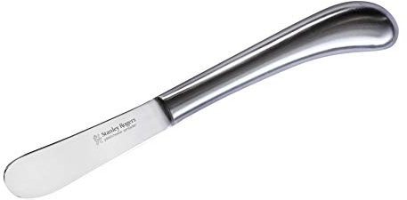Stanley Rogers Streichmesser 20 cm Pistol Grip, hochwertiges Käsemesser, Käseschneider ideal für cremige Käse, Buttermesser mit Edelstahlklinge, langlebiger Käsespreizer (Farbe: Silber)