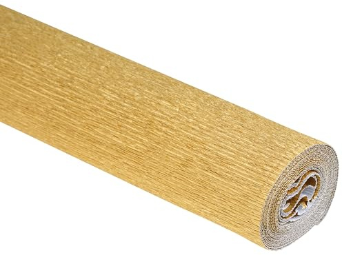 Werola Floristenkrepppapier - 50 x 250 cm, Alu gold