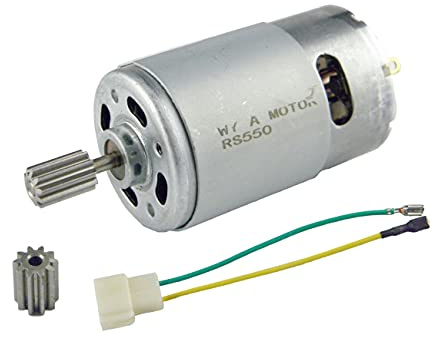 CHANCS 550 DC 6V 8000RPM Magnetischer Getriebemotor für Kinder RC Ferngesteuertes Auto