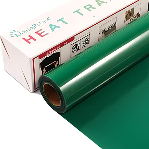 NANAPLUMS Plotterfolie Textil 4 m, Flexfolie, Bügelfolie für T-Shirts, Grün | Heat Transfer Vinyl, leicht zu schneiden & zu entgittern; Iron-on Folie für Schneideplotter, T-Shirts, Hoodies und Textilien.