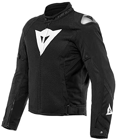 Dainese - Energyca Air Tex Jacket, Cordura Motorradjacke Herren, Abriebfeste Motorrad Jacke mit Winddichtem Futter, Atmungsaktive Jacke mit Austauschbarem Schulterschutz, Schwarz
