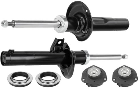 RIDEX 1185S0052 Fahrwerkssatz Stoßdämpfer Set Vorne Federbein Satz Gasdruck Zweirohr mit Wälzlager
