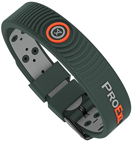 PROEXL Pulsera magnética definitiva, resistente al agua y se adapta a todas las muñecas, mantente activo (verde)