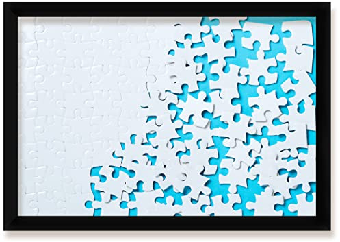 wallsthatspeak Puzzle Frame, Black, 19x13