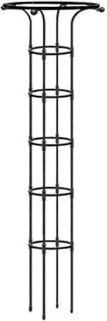 Rustproof metallo giardino verticale ombrello traliccio per piante rampicanti viti in vaso verdure fiori patio reticoli metallici griglia torre per edera cetrioli clematide vasi
