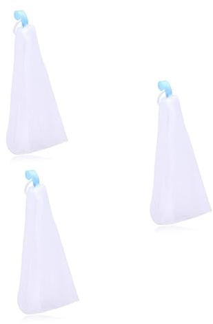 Beavorty 3piezas Multi-purpose Foaming Net for Face Washing with Soap Cleanser and Shampoo Double Layer Easy to Use and Skin-friendly