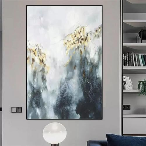 ZHMANLUCK Großformatiger Kunstdruck auf Leinwand, zeitgenössische Heimdekoration, Modeposter, Wanddekoration, 70 x 90 cm (28 x 35 Zoll) mit schwarzem Rahmen