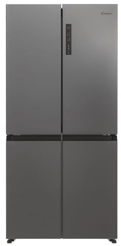Candy CFQQ5T817EPS, Frigorífico Multidoor 4 Puertas, Ancho 83cm, Altura 181cm, 467L, Smart Inverter, Total No Frost Circle+, Control electrónico de la temperatura, Iluminación LED, 35DB, Gris Pizarra