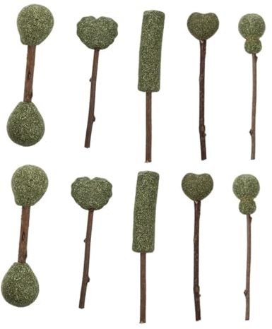 FRCOLOR 10stücke Katzenminze-Stick Katzenkauspielzeug Katzenmolar-katzenminze-Lollipop Kätzchen-essspielzeug Zum Necken Für Katzenaktivität Und Beschäftigung