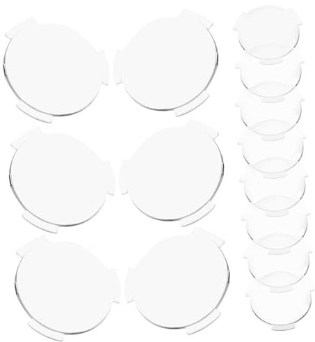 HOMOCONO VR Linsen 20 Stück für VR Brillen Konvexepc Plastiklinsen mit Flügelstruktur Durchmesser 25mm Lichtblockierung Klare 3D-Anzeige