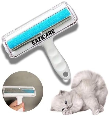 EaziCare Reusable Pet Hair Remover Roller, Cat and Dog Hair Remover, Portable Carpet Fur Brush, Animal Fur for Car and Furniture