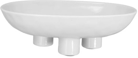 VILLFUL Frutero De Patas Frutero De Cerámica Para Encimera De Para Servir Frutas y Dulces Salón o Cocina