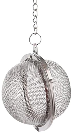 Quorvex Infusor De Té En Forma De Bola - Tamiz De Acero Inoxidable Para Cocina - Infusor Mini Malla Fina Para Cocina Repostería Matcha Café Cóctel Camping