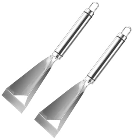VANZACK 2 pezzi Coltelli per Intaglio Frutta in Acciaio Inossidabile Cutter Sagomatore Leggero ed Ergonomico per Cucina Domestica e Ristoranti Taglierina Affilata Anti-ruggine per Verdure