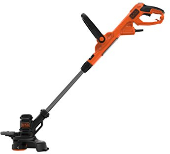 Black+Decker 550W Elektro-Rasentrimmer BESTE630 (30 cm Schnittbreite, E-Drive, manuelle Fadenverlängerung auf Knopfdruck (EasyFeed), werkzeuglos umstellen von Trimmen auf Kantenschneiden)