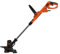 Black+Decker 550W Elektro-Rasentrimmer BESTE630 (30 cm Schnittbreite, E-Drive, manuelle Fadenverlängerung auf Knopfdruck (EasyFeed), werkzeuglos umstellen von Trimmen auf Kantenschneiden)