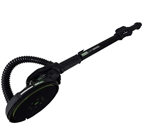 ZOLLERNALB Kormoran EVO+ 2,9kg Langhalsschleifer Trockenbauschleifer Wand- Deckenschleifer Drywallsander 225mm Schleifteller 850 Watt 1300-1650mm Länge Kurzhalsschleifer