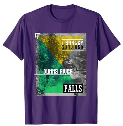 Barely Survived Dunns River Falls Jamaica Holiday T-Shirt