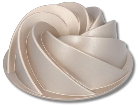 Birkmann, Contoura, Gugelhupfform Novel, Backform aus Aluguss, mit Antihaftbeschichtung und Rezept, 887046