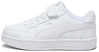 Puma Unisex Kids Puma Caven 2.0 Ac+ Ps Sneakers, Puma White-Puma Silver-Puma Black, 31 EU