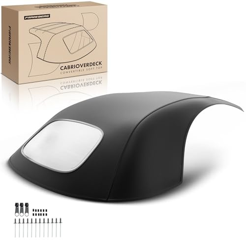 Frankberg Housse de capote souple pour cabriolet, noire VW4403V 1005BEE055 | Compatible avec: Nouvelle Coccinelle Cabriolet 1Y7