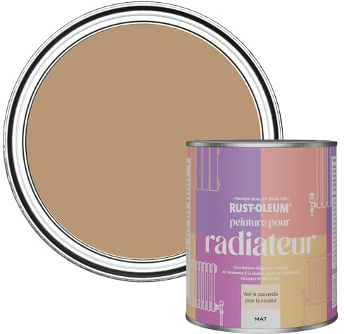 Rust-Oleum Orange Heat Resistant Radiator Paint in Matt Finish - Fired Clay 750ML