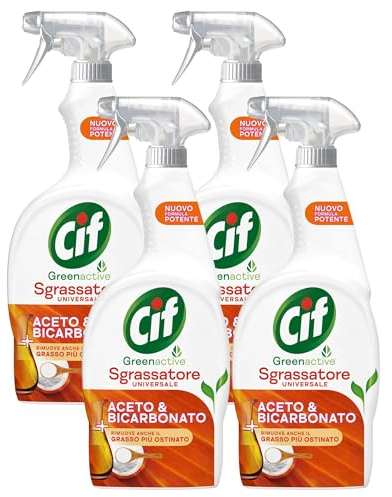 Sgrassatore Universale Aceto & Bicarbonato 650ml (4 Unità)