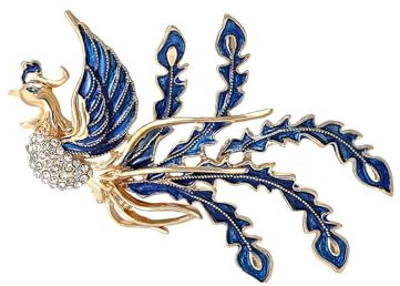 Kreative Persönlichkeit Legierung Emaille Phoenix Brosche Damen Anzug Schal Corsage Ornament Pin, Metall Zink Acryl