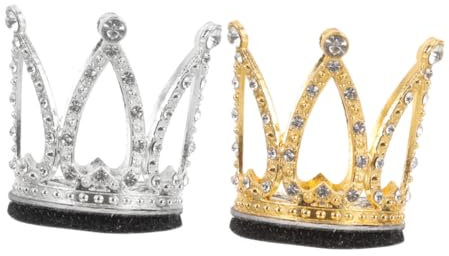 Gatuida 2stücke Krone Helmdekoration Für Mädchen Glitzernde Metallornamente Für Fahrrad Und Skihelme Leicht Zu Installieren Tragbares Design Geschenkidee