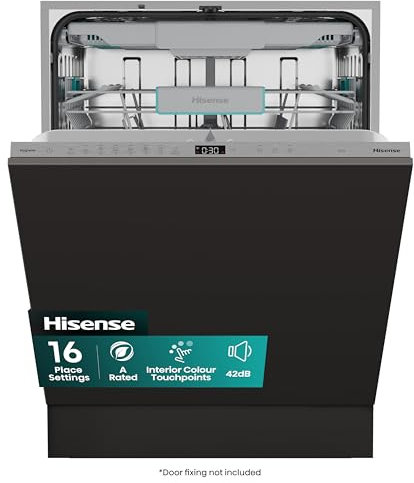 Hisense Fully Integrated Standard Dishwasher - Silver - A Rated