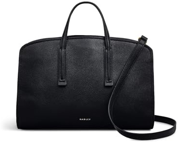 RADLEY London Arragon Row Women's Leather Medium Zip Around Top Handle, Black