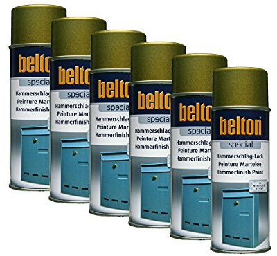 Kwasny Hammerschlag-Lack Gold 400Ml 323 002 Belton Special 6X