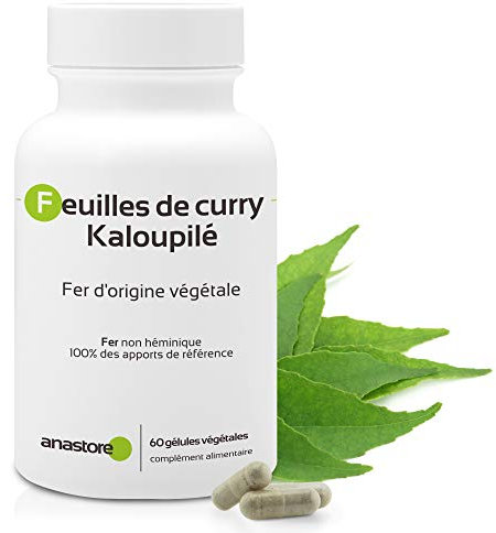FER D'ORIGINE VÉGÉTALE (Kaloupilé)* 233.5 mg / 60 gélules * Carences (hémoglobine), Energie (fatigue), Immunitaire