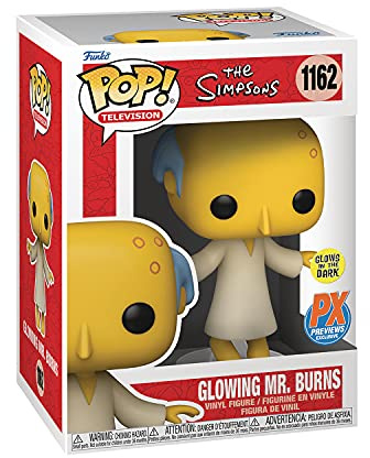 Funko POP Simpsons Alien Mr Burns Glow In The Dark Figure Standard, 9 centimeters