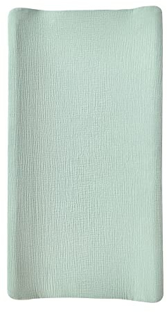 DONOMILO Muslin Changing Pad Cover,Ultra Soft Breathable Diaper Changing Table Cover for Baby Boys Girls,Neutral Fitted Changing Pad Sheets