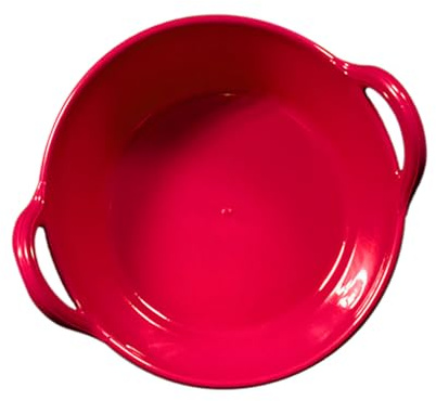 Red Gorilla Plas Small Skip Feed Bucket Tub Feeder Trough for Animal Feeding Garden Stable Building Site 11 Litre Capacity (Red)