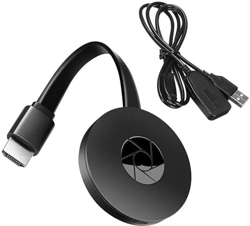 Adaptador Dongle HDMI inalámbrico 2.4 GHz, receptor WiFi 1080P compatible con Miracast y Airplay, DLNA para Android, iOS, Windows, Mac - Streaming en TV, monitor, proyector