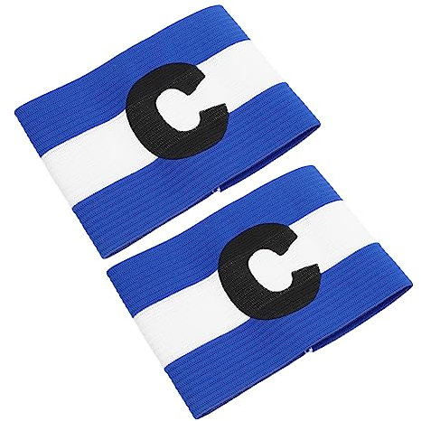 Anneome 2stücke Kapitänsarmband Für Fußball Aus Nylon Rutschfestes Design Team Leader Armband Leicht Zu Verstauen Waschbar Und Wiederverwendbar Für Mannschaftsaktivitäten