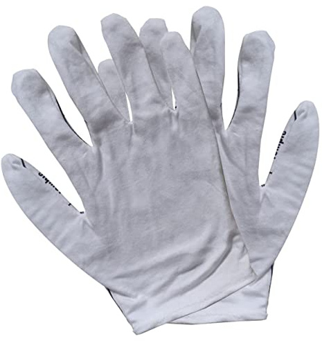 PLAFOPE Massage Handschuhe Elastischer Massagehand Überzug aus Baumwollstoff Wiederverwendbare zum Schutz der Finger Tragbare Handschuhe zum Massieren und Akupressur