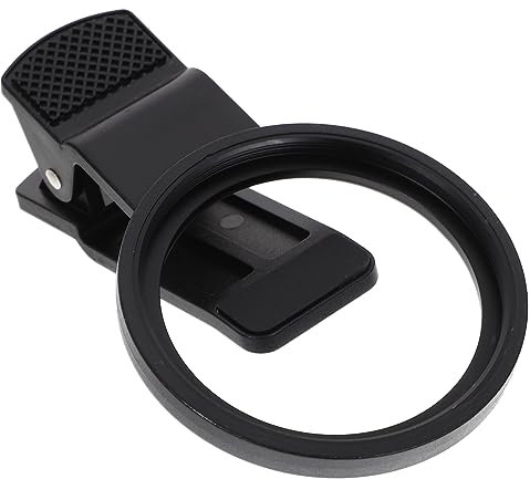 Housoutil Effektfilter Clip Für Handykameras Universeller 52mm Metallgewinde Objektivfilterclip Kompatibel Mit Smartphones Tragbarer Filterclip Für Objektive