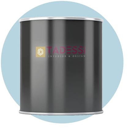 TADESSI Wall Select Wandfarbe Blau - Wasserblau - abwaschbare Innenfarbe matt - Dispersionsfarbe - Geruchsarm und Lösemittelfrei - 2.5 Liter Gebinde